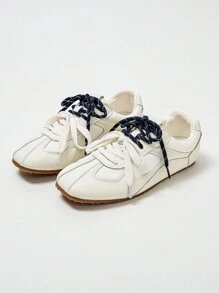 MASKERT 女士多功能时尚休闲鞋平底橡胶底休闲鞋日常搭配休闲鞋