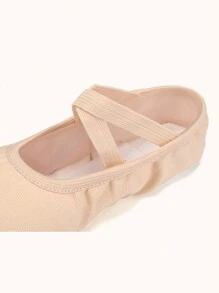 Girls' Ballet Shoes, Pink Dance Shoes With Elastic Laces, Suitable For Indoor Practice, Ballet Flats - Baby Pink - View 6