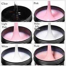 XEIJAYI 1 Unidad De Gel De Uñas Polivinílico De 150g, Gel De Uñas Curado Con Led Uv, Gel De Extensión De Uñas De Cristal Acrílico Para Uñas Diy En Salón De Casa