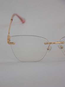 AMIA Women's Metal Eyeglass Frame MOD 8020 - Bụi hồng - Xem 5