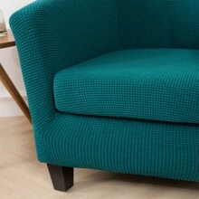 2-Piece/Set Club Chair Slipcover Tub Chair Cover Stretch Chair Armchair Sofa Cover Removable Slipcover Elastic Furniture Protector 2-Piece Arm Chair Cover For Living Room - Green - View 7