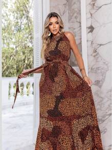 Long Trapeze Dress - Nhiều màu - Xem 3