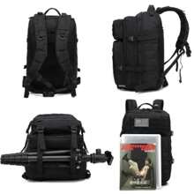 50 Liter Reinforced Waterproof Tactical Military Backpack + 1 BRAZIL PATCH - 彩色 - 查看 5