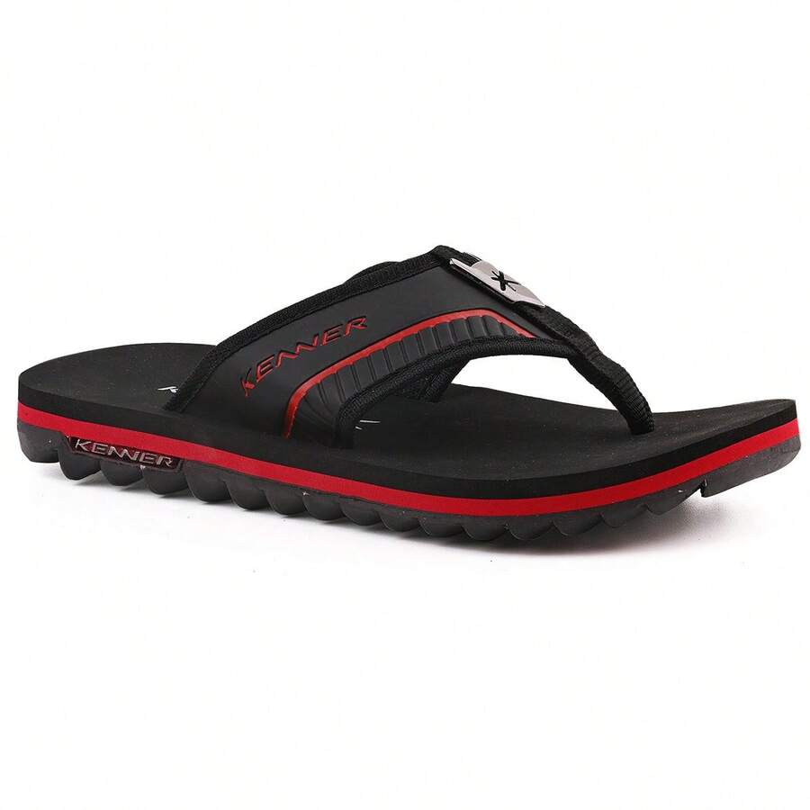 Men Sandals - 紅色 - 查看 1