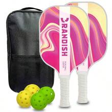 RANDISH Fiberglass Pickleball Paddle, Outdoor Sports - Pink - View 24