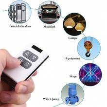 1 pieza Control remoto inalámbrico de clonación RF de 433MHz de copia fuerte para abridores de puerta de garaje eléctricos, copiadora - Multicolor - Ver 8