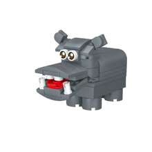 Model de animale drăguț din desene animate Mini blocuri de construcție Jucărie de asamblare, cadou creativ și decorare birou Decorarea camerei Cadouri de iarnă Blocuri de culoare Blocuri de culoare, Jucării pentru copii, Mini blocuri, Jucării pentru băieți, Blocuri de construcție pentru vaci, Blocuri de construcție Copii, Cadouri pentru copii