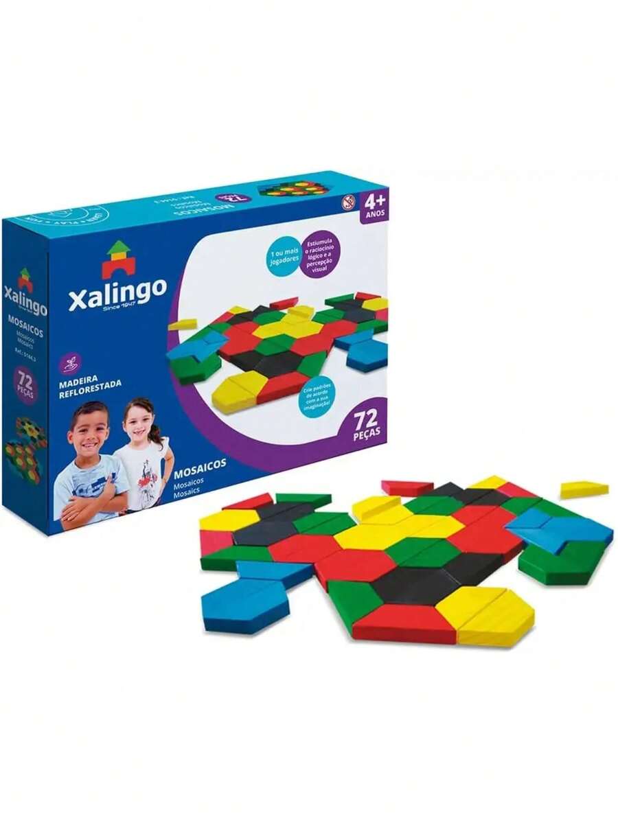 教育马赛克游戏 72 块 - Xalingo 圣诞礼物 - 彩色 - 查看 1