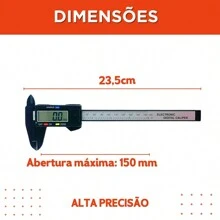 Carbon Digital Caliper With Battery 150MM - NYBC - 黑色 - 查看 8