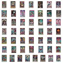50pcs/Pack Tarot Skeleton Stand Waterproof DIY Creative Doodle Stickers,Guitar Skateboard Water Bottles Bumper Helmet Snowboard Laptop Phone Case Fridge Door Luggage Graffiti Sticker Back To School