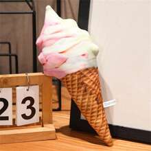 20cm/50cm Simulated Ice Cream Cone Plush Toy Pillow, 8 Styles Available, Perfect Birthday Gift, New Year Gift, Party Gift And Room Decoration For Children (Due To Mass Production Of Fabrics, There Will Be Some Slight Color Differences, The Actual Product Is Close To The Promotional Picture)