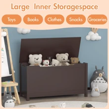 Wooden Toy Box Storage,Floor Playroom Organization And Storage,Floor Toy Box,Toy Organizer And Storage Box,Toys Storage Chest Bin Organizer Box