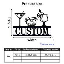 1pc Biển báo tường bằng kim loại theo phong cách nghệ thuật cổ điển tùy chỉnh, tác phẩm nghệ thuật kim loại treo trang trí, đồ trang trí quầy bar & nhà bếp cho phòng khách gia đình và trang trí văn phòng - Nhiều màu - Xem 9