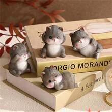1 pieza Adorno de gato lindo, artesanía decorativa para el hogar, se puede utilizar como regalo para fiestas - Multicolor - Ver 3