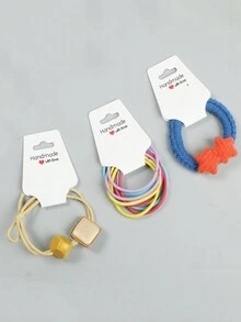 25/50/100pcs Necklace Scrunchies Storage Display Cards, White Gift Packaging Tags - White - View 3