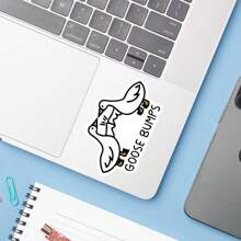 1 件鸡皮疙瘩贴纸，搞笑表情包防水贴纸讽刺搞笑汽车贴纸安全帽贴纸笔记本电脑和水瓶幽默贴花耐用防水 - 彩色 - 查看 4