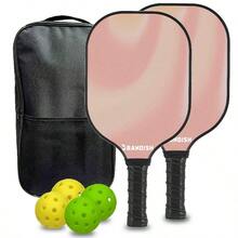 RANDISH Fiberglass Pickleball Paddle, Outdoor Sports - Pink - View 7