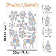 Rainbow Suncatcher Window Stickers PVC Cat Butterfly Prism Glass Wall Sticker Home Kids Bedroom Decoration Self Adhesive Decal, Stickers, Wall Decal, Vinyl Decal For Home Decorations, Spring Decoration Items Refresh Your Home, Festival Decoration Stickers Gifts Birthday Graduation - Multicolor - View 16