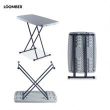 Mesa Plegable Blanca de 30 pulgadas - Blanco - Ver 2