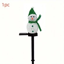 1/2 件圣诞雪人太阳能地桩灯户外花园防水圣诞节氛围庭院灯适用于家庭庭院小路草坪景观通道花园庭院圣诞装饰(红色/黄色/蓝色/粉色/绿色雪人),圣诞装饰户外圣诞灯卧室装饰家居装饰派对装饰节日圣诞礼物感恩节圣诞树装饰饰品 - 暖白色 - 查看 16