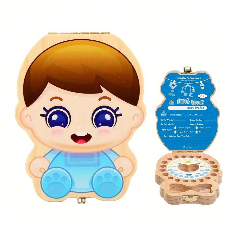 VICASKY Baby Tooth Collection Box Memorial Tooth Box 12pcs