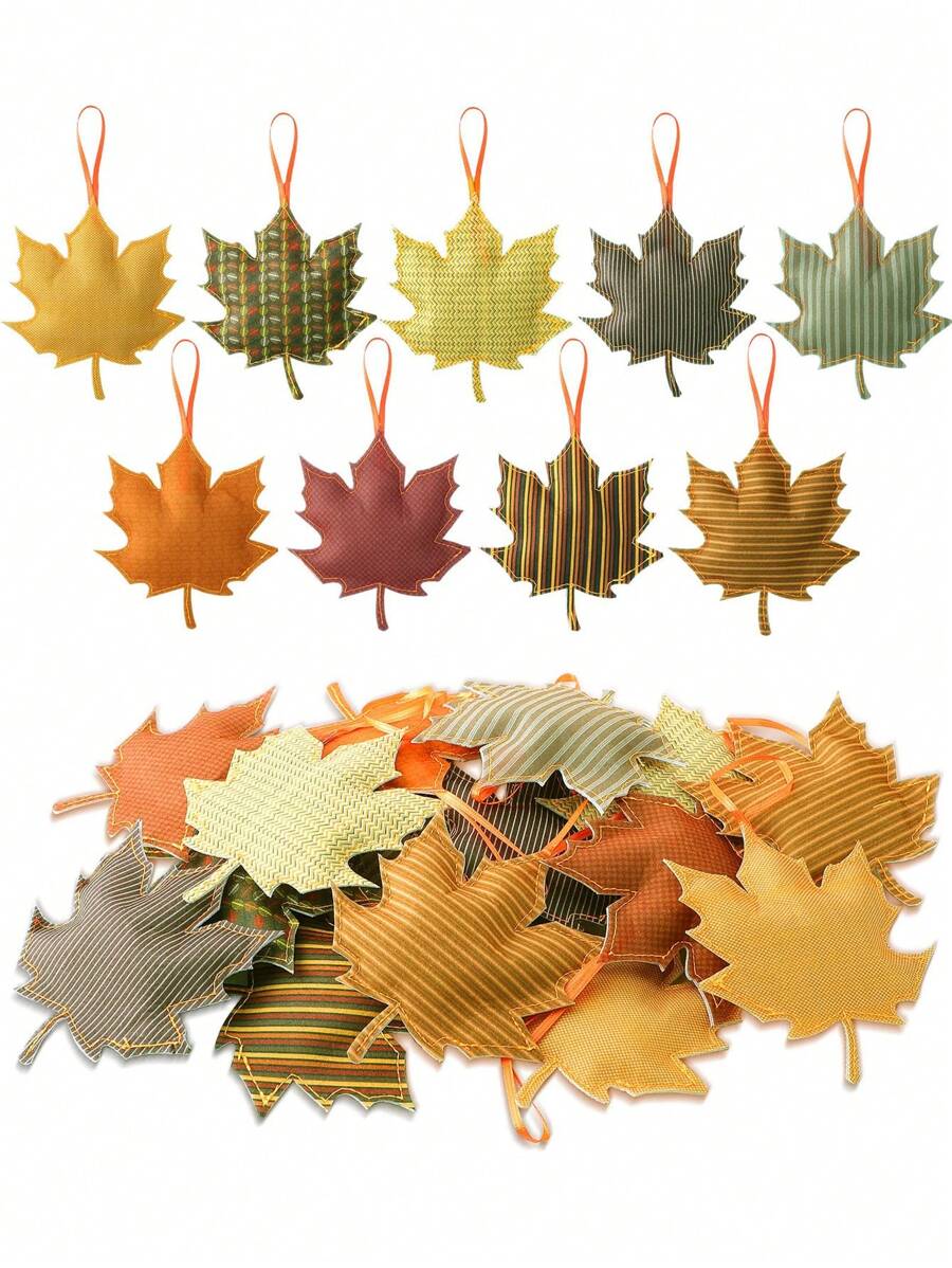 3 件 - 秋季树装饰、感恩节装饰、3D 毛毡枫叶挂饰、南瓜挂饰秋季装饰，适合圣诞节家居秋季派对（随机）、万圣节装饰、秋季装饰、万圣节装饰