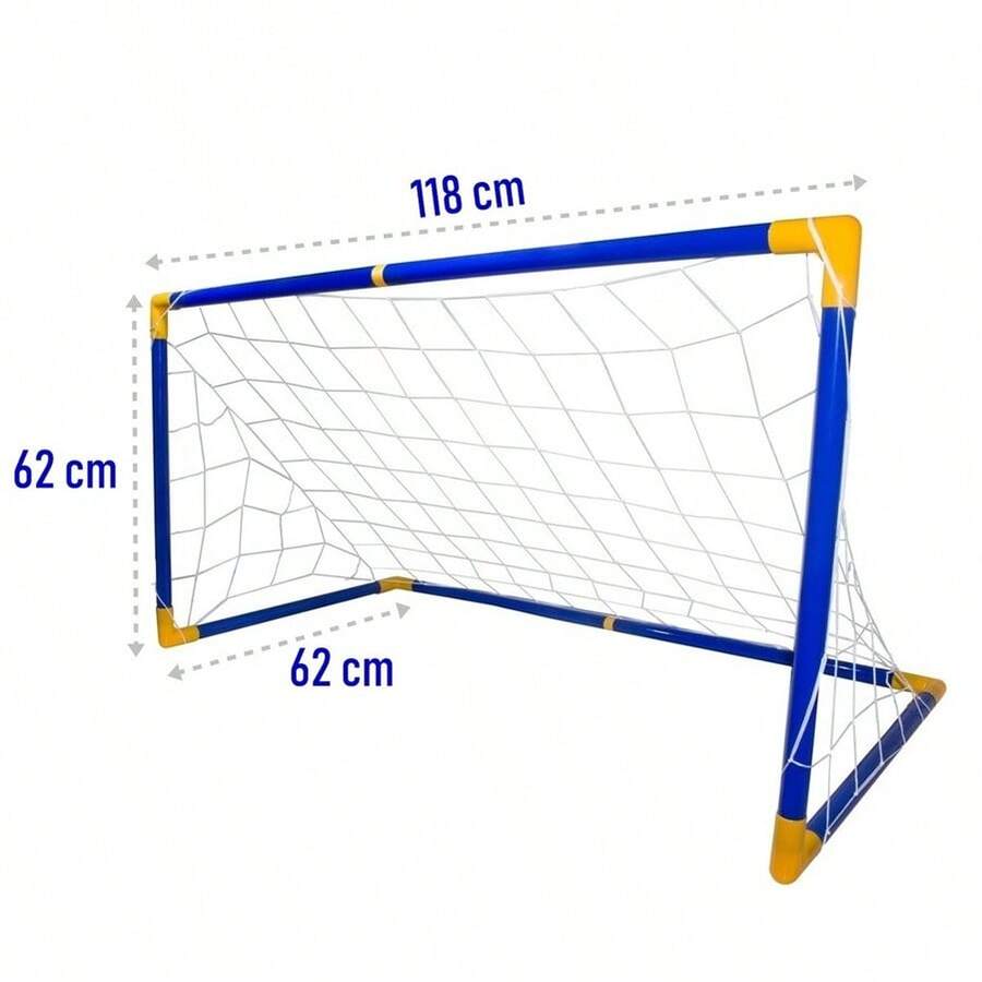 Large Goal Kit Soccer Goal Net 1 Ball And Pump Toy For Children Mode
