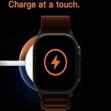 T900 Ultra Series 8 Smart Watch Wireless Charging Bluetooth Calls - Orange - View 3