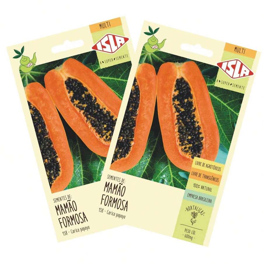 2X Formosa Sunrise ISLA Papaya Seeds - 杏色 - 查看 1