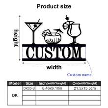 1pc Biển báo tường bằng kim loại theo phong cách nghệ thuật cổ điển tùy chỉnh, tác phẩm nghệ thuật kim loại treo trang trí, đồ trang trí quầy bar & nhà bếp cho phòng khách gia đình và trang trí văn phòng - Nhiều màu - Xem 11