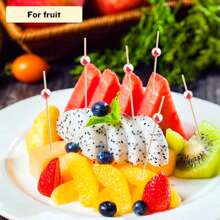 200pcs Premium Appetizer Toothpicks, Gold Stirrers For Party Decoration, Charcuterie, Sandwiches, Burgers, Fruits Christmas Gift