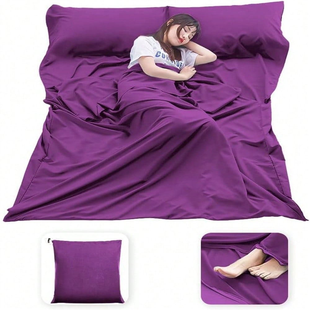 Pieza Forro de saco de dormir ligero, saco de dormir para acampar al aire libre, sábana de viaje de hotel
