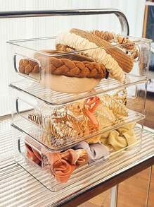 1 个透明珠宝盒，用于发夹和发带 - 無色 - 查看 1