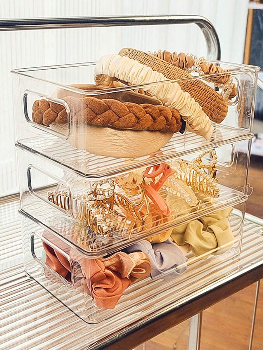 1 个透明珠宝盒，用于发夹和发带 - 無色 - 查看 1