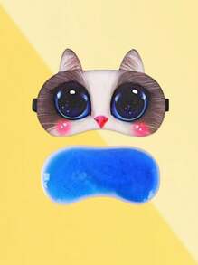 1pc 眼罩, 印花眼罩, 冰袋眼罩, 冰敷眼罩, 亲子眼罩, 可爱眼罩, 情侣眼罩, 航空眼罩, 毛绒眼罩, 怪兽眼罩, 刺绣眼罩, 眼罩眼罩, 动物眼罩, 丝绸眼罩, 眼罩, 遮阳, 眼罩, 美容眼罩, 遮阳眼罩, 热敷眼罩, 凝胶冰袋多功能眼罩套装, 眼部压缩降温加温眼罩 - 彩色 - 查看 15