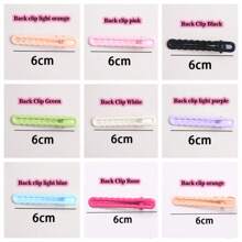 Bow-Knot Custom Name Acrylic Hair Clip Personalized Hair Accessory, Wedding Hair Accessories