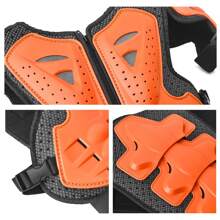 Equipo de moto de campo para niños, 5 piezas, chaqueta de protección de motocicleta juvenil, equipo de protección para motocross con coderas, rodilleras y protector de pecho, apto para niños y niñas de 4 a 12 años, para bicicleta de montaña y ciclismo