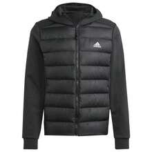 Essential Down Hybrid Jacket - Men's - Black/White - View 5