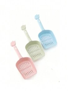 寵物糖果色貓砂盆清潔工具貓砂鏟 - 彩色 - 查看 18