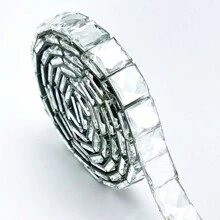 1 rollo de pegatinas de azulejos de fibra de vidrio autoadhesivos 3D - Estilo contemporáneo, calcomanías de mosaico de rhinestone para decoración de paredes DIY, decoración del hogar, pegatinas, calcomanías de pared, calcomanías de vinilo para decoraciones del hogar, artículos de decoración de primavera para refrescar tu hogar, pegatinas de decoración de ramas