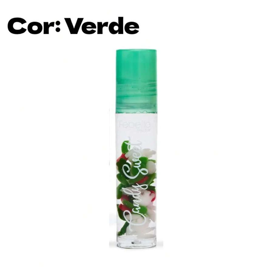 Lip Oil Gloss Candy Sweet Febella - màu xanh lá - Xem 1