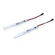 2pcs Ice Blue/Red/White LED Strips Eyelid Eyebrow Mod Headlight For BMW E60 LCI M5 5 Series - Đỏ - Xem 2