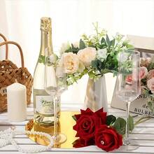 Acrylic Round Mirror Tray, Wedding Party Mirror Tray, Desktop Candle Plate Decor - Gold - View 3