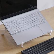 Notebook Stand With 5 Height Adjustments, Ergonomic, Non-Slip, NR17 Certified, In ABS, Reliza Pratik - 白色 - 查看 2