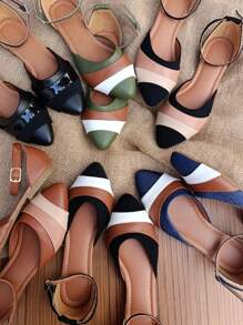 Women Flat Sandals - màu đen - Xem 6