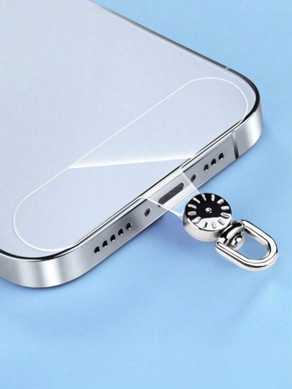 Cadran oval Garnitură pentru șnur pentru telefon mobil Clip rotativ Fixare autocolant anti-pierdere pentru spate Buc