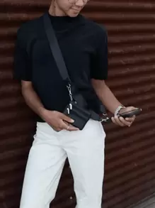 带拉链袋的手机挂绳、手机夹和便携挂绳、带拉链钱包袋的斜挎手机绳、手机挂绳、户外运动的完美伴侣，男女皆宜 - 彩色 - 查看 7