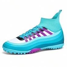 1 Paar Erwachsene, Jugendliche, Studenten Fußballschuhe, Niedrig-Top Outdoor Teamsportschuhe, Große Größe, Rutschfest, Verschleißfest, TF Stollen, Geeignet für Kunstrasen, Sand, Naturrasen, Hallenplätze, Herren Fußballtrainingsschuhe mit Schnürsenkel, Kleine Größe Rugby Schuhe, Leder Damen Fußballschuhe, Leicht, Hochleistung, Rutschfestes Design, Hohe Profifußballstiefel