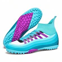 1 Paar Erwachsene, Jugendliche, Studenten Fußballschuhe, Niedrig-Top Outdoor Teamsportschuhe, Große Größe, Rutschfest, Verschleißfest, TF Stollen, Geeignet für Kunstrasen, Sand, Naturrasen, Hallenplätze, Herren Fußballtrainingsschuhe mit Schnürsenkel, Kleine Größe Rugby Schuhe, Leder Damen Fußballschuhe, Leicht, Hochleistung, Rutschfestes Design, Hohe Profifußballstiefel