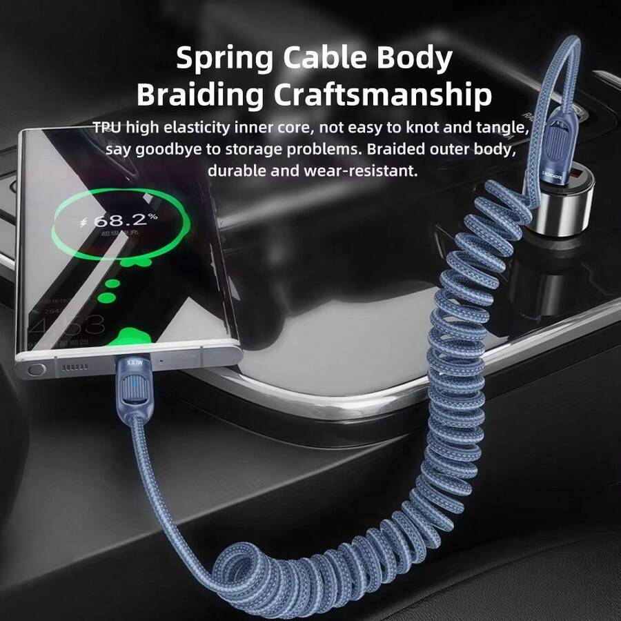 Toocki PD100W Type C To Type C Cable LED Indicator 5A Fast Charge USB C